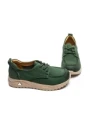Pantofi Casual Dama din piele naturala 53661 GREEN | ADVANCER