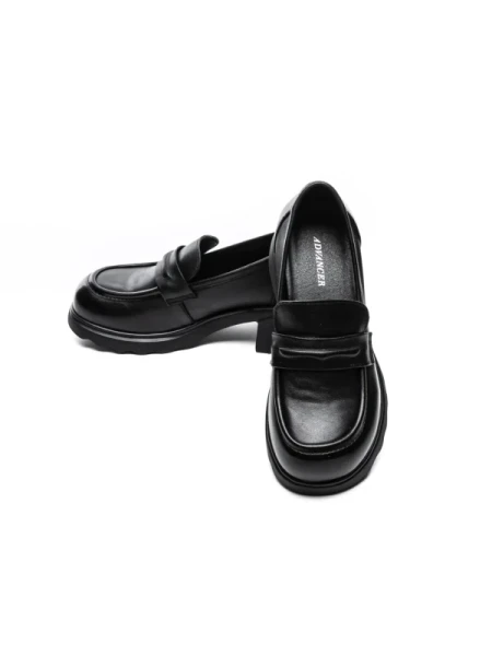Pantofi Casual Dama din piele naturala 25N88 BLACK | ADVANCER