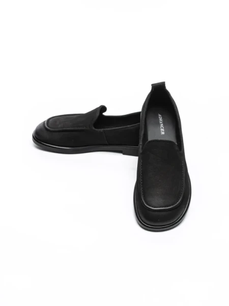 Pantofi Casual Dama din piele naturala 6150 BLACK | ADVANCER