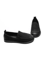 Pantofi Casual Dama din piele naturala 6150 BLACK | ADVANCER