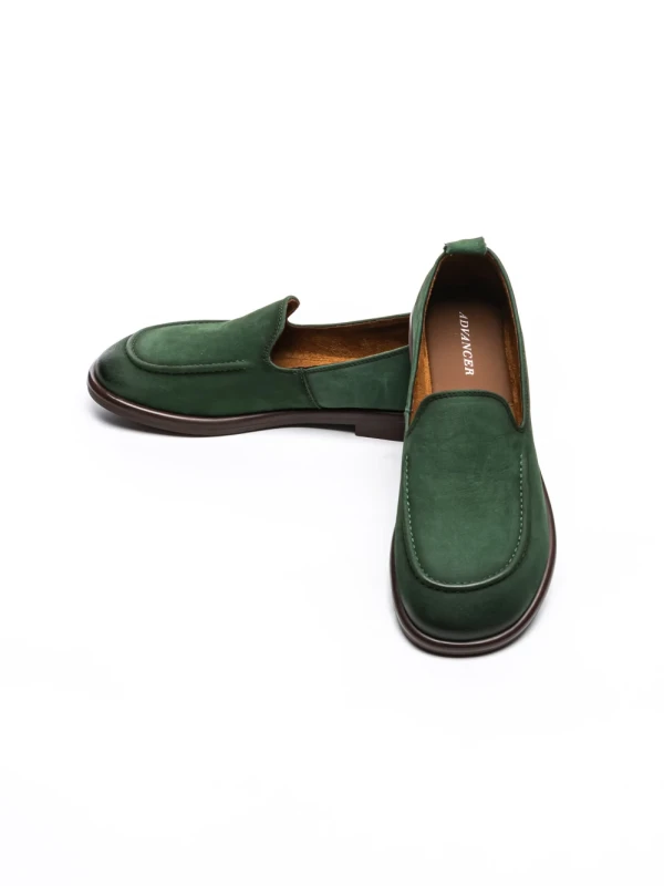 Pantofi Casual Dama din piele naturala 6150 GREEN | ADVANCER