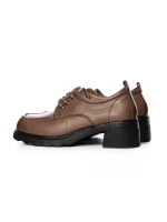 Pantofi Casual Dama din piele naturala 25N89 APRICOT | ADVANCER