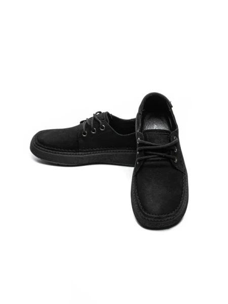 Pantofi Casual Dama din piele naturala 663-1 BLACK | ADVANCER