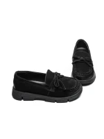 Pantofi Casual Dama din piele naturala 6889 BLACK | ADVANCER