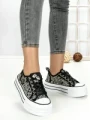 Tenisi Dama 887-4A BLACK | RED JIN
