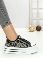 Tenisi Dama 887-4A BLACK | RED JIN