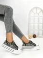 Tenisi Dama 887-4A BLACK | RED JIN