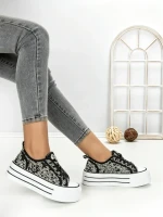 Tenisi Dama 887-4A BLACK | RED JIN