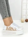 Tenisi Dama 810-4C WHITE-BEIGE | RED JIN