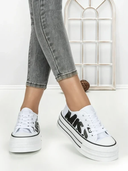 Tenisi Dama 810-4E WHITE-BLACK | RED JIN