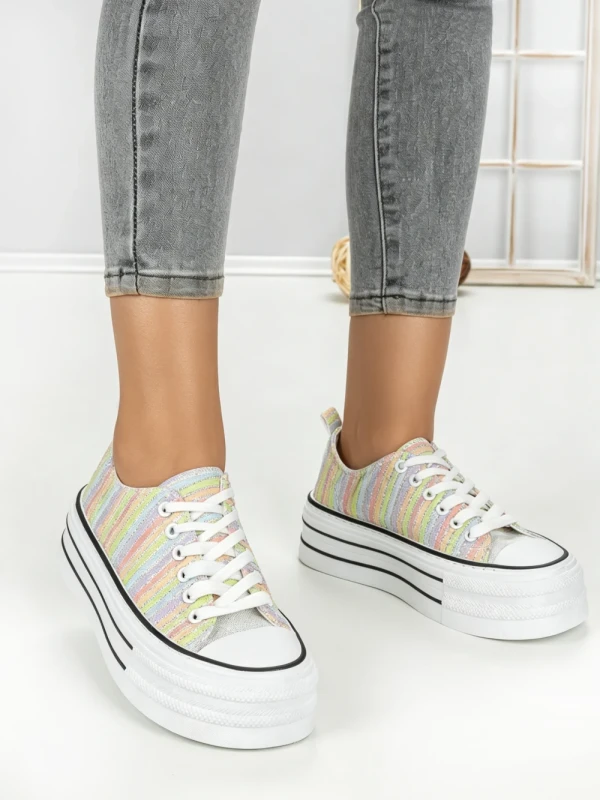 Tenisi Dama 803-4B RAINBOW | RED JIN