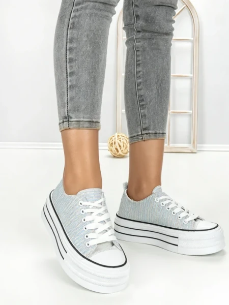 Tenisi Dama 803-4C LIGHT BLUE | RED JIN