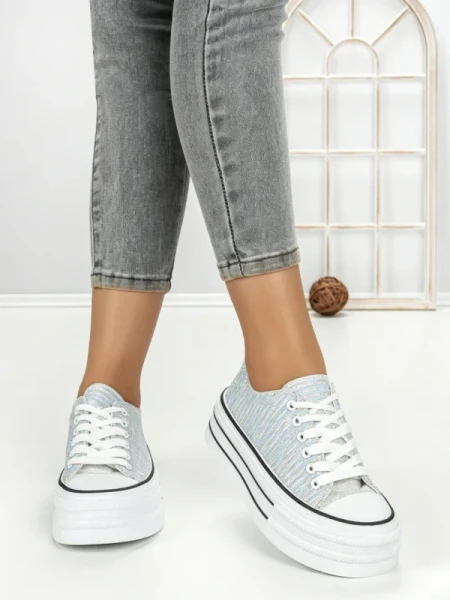 Tenisi Dama 803-4C LIGHT BLUE | RED JIN