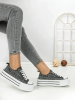 Tenisi Dama 804-4A BLACK | RED JIN