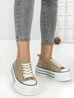 Tenisi Dama 804-4B BEIGE | RED JIN