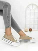 Tenisi Dama 804-4B BEIGE | RED JIN