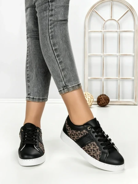 Sneakers Dama 815-4A BLACK | RED JIN