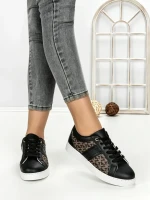 Sneakers Dama 815-4A BLACK | RED JIN