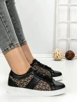 Sneakers Dama 815-4A BLACK | RED JIN