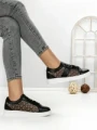 Sneakers Dama 815-4A BLACK | RED JIN