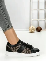 Sneakers Dama 815-4A BLACK | RED JIN