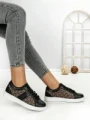 Sneakers Dama 815-4A BLACK | RED JIN