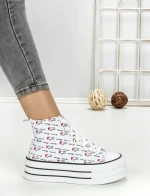 Tenisi Dama 813-4B WHITE | RED JIN