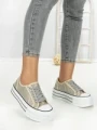 Tenisi Dama 809-4C SILVER | RED JIN