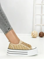 Tenisi Dama 809-4B BEIGE | RED JIN