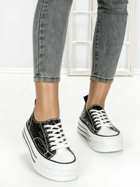 Tenisi Dama 889-4A BLACK | RED JIN