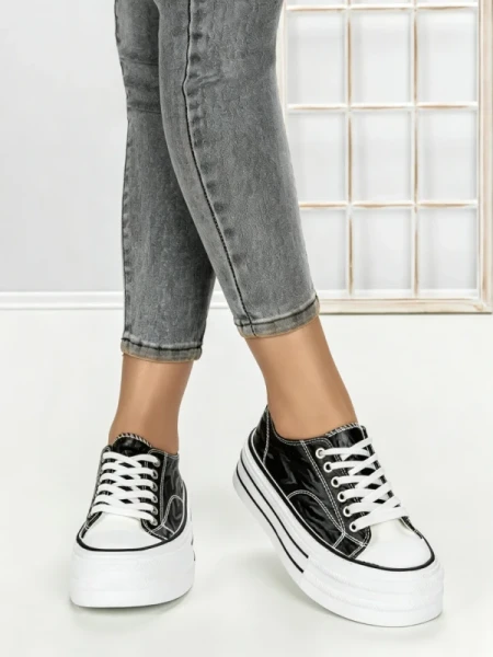 Tenisi Dama 889-4A BLACK | RED JIN