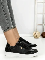 Sneakers Dama 817-4A BLACK | RED JIN