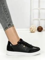 Sneakers Dama 817-4A BLACK | RED JIN