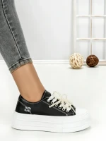 Sneakers Dama 812-4A BLACK | RED JIN