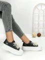Sneakers Dama 812-4A BLACK | RED JIN