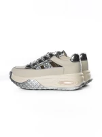 Pantofi Casual Dama din piele naturala KM9813 SILVER | ADVANCER