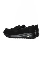 Pantofi Casual Dama din piele naturala 53671 BLACK | ADVANCER