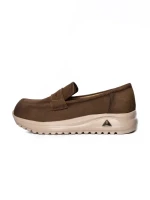 Pantofi Casual Dama din piele naturala 53671 APRICOT | ADVANCER