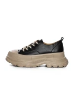 Pantofi Casual Dama din piele naturala 6805 BLACK | ADVANCER