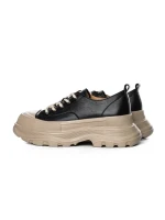 Pantofi Casual Dama din piele naturala 6805 BLACK | ADVANCER