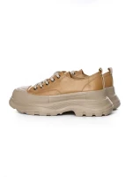 Pantofi Casual Dama din piele naturala 6805 YELLOW | ADVANCER