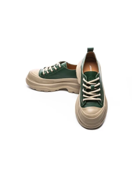 Pantofi Casual Dama din piele naturala 6805 GREEN | ADVANCER