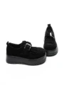 Pantofi Casual Dama din piele naturala 5005 BLACK | ADVANCER