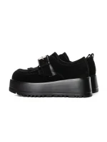 Pantofi Casual Dama din piele naturala 5005 BLACK | ADVANCER