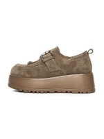 Pantofi Casual Dama din piele naturala 5005 KHAKI | ADVANCER