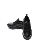 Pantofi Sport Dama din piele naturala 87838 BLACK | ADVANCER