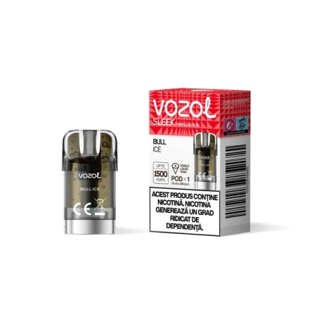 Narghilea electronica reincarcabila SLEEK POD BULL ICE | GALASUN