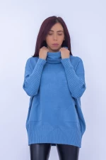 Ženska bluza sa kragnom D817 Svijetlo Plava | Fashion