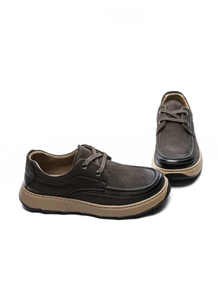Mocasini Barbati din piele naturala 5297 GREY | ADVANCER