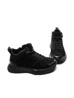Ghete Barbati din piele naturala 5360 BLACK | ADVANCER